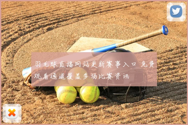 羽毛球直播网站更新赛事入口 免费观看通道覆盖多场比赛资讯